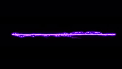 Neon Purple Electric Wave Energy Line Animation