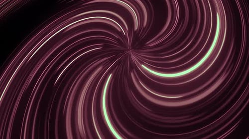 Abstract Neon Light Swirl Tunnel Background Loop