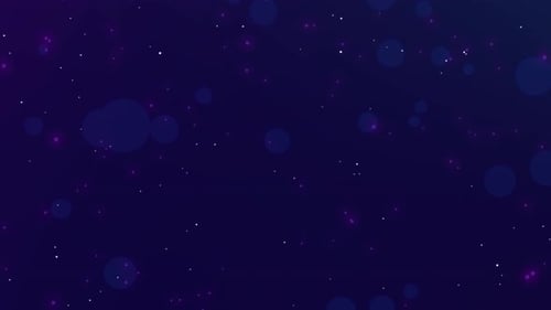 Blaue Partikel 4K