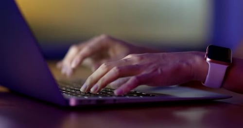 Use of laptop computer