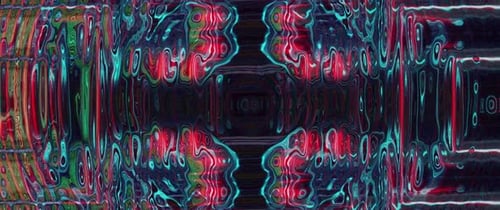 Abstract Fluid Morphing Digital Background