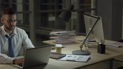 Employees Working at Night
