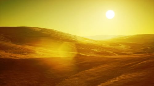 Wunderschöne Sanddünen in der Sahara