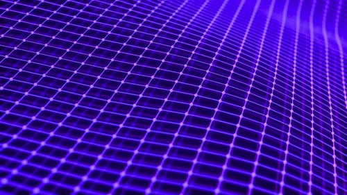 Futuristic Digital Grid Waves Background