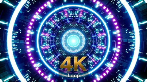 Neon Gateway VJ Loop