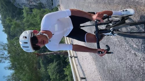 Stylish Cycling Man