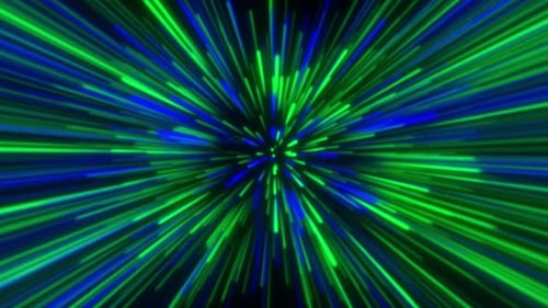 Colorful Hyperspace Jump Loop Neon Lights V7