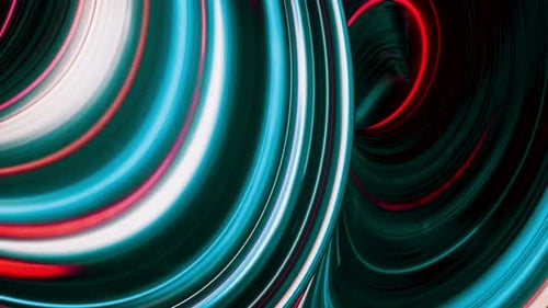 Außerirdischer verdrehter kosmischer Energiefluss, nahtlose Schleife