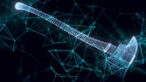 Fire Axe Hologram Close Up Hd