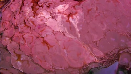 Psychedelische Explosion des Farbflusses