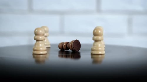 Spielball in einer Geschäftsstrategie