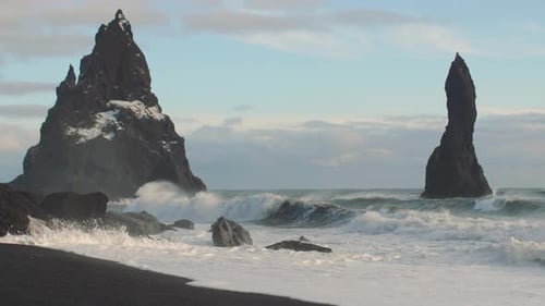 Troll Toes on Reynisfjara Black Sand Beach