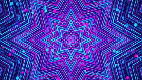 Bunter blauer Magenta-abstrakter