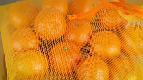Frutas en bolsa de malla