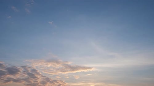 4K Sky Time lapse, beau fond, ciel Timelapse de l'horizon
