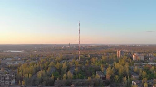 Cityscape Old TV Tower