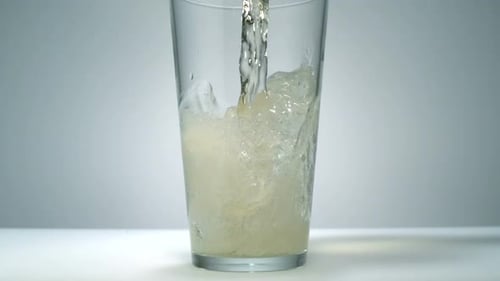 Water Being Poured into a Glass