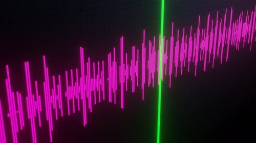 Timeline. Sound wave.