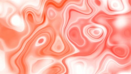 Abstract Red and White Fluid Flow Seamless Loop