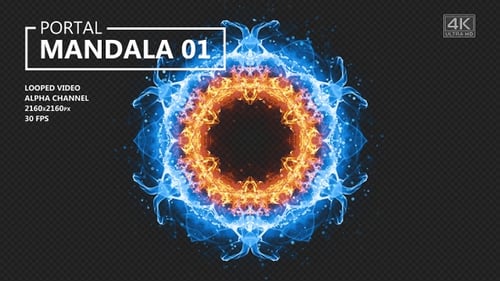 Portail - Mandala Kaléidoscope 01