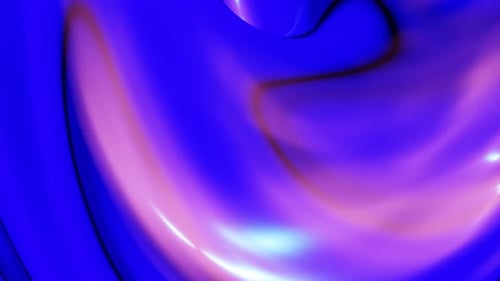 Realistic 3D Animation of Rippling Dark Purple Cloth