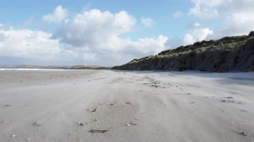 Sandstorm at Portnoo/Narin Beach in County Donegal - Ireland