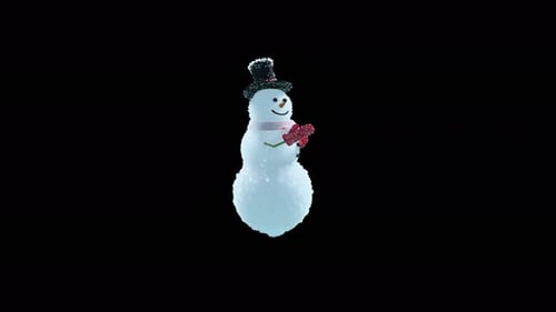 Snowman Dancing 4K