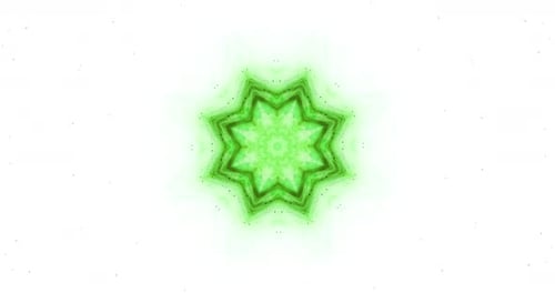 Kaleidoscopic visual effect for a DJ background. Music background. Abstract flower that changes its