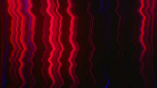 Dynamic Glitch Neon Wavy Lines Abstract Background