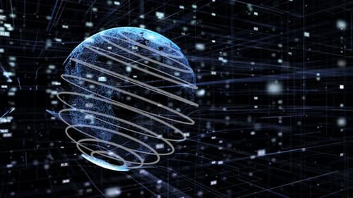 Global Online Internet Network and Internet of Things IOT Concept