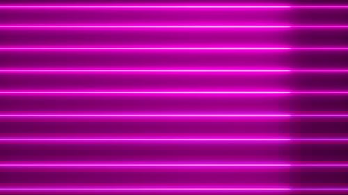 Glowing Pink Neon Lines Loop Motion Background