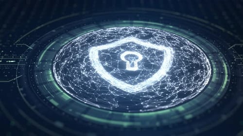 Technology Security Concept.