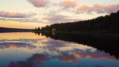 View of lake and landscape