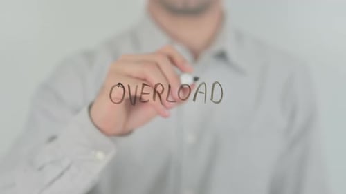 Overload Writing on Screen with Hand