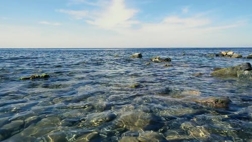 Blue Sky and Clear Blue Sea