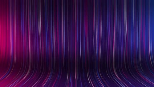 Vibrant Abstract Neon Lines Loop Background