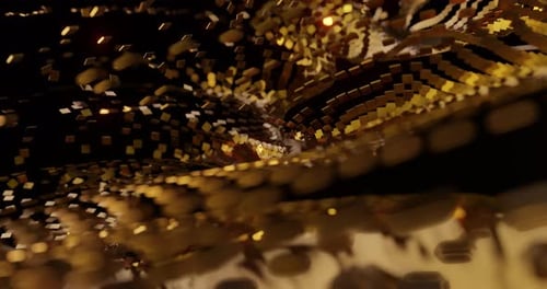 Abstract particles flowing in cyberspace