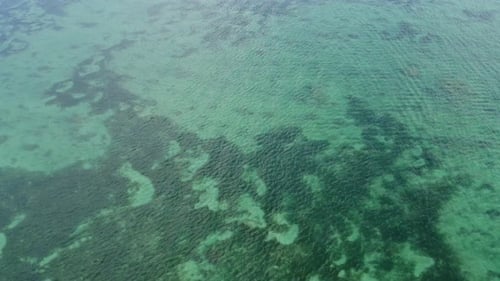 Top view of the sea