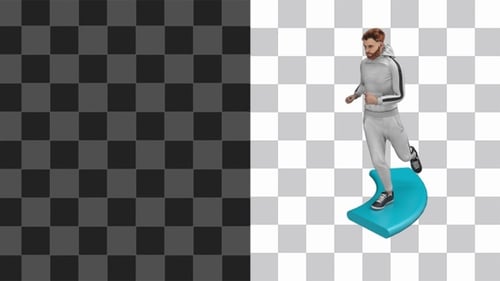 Jogging Man Run Loop