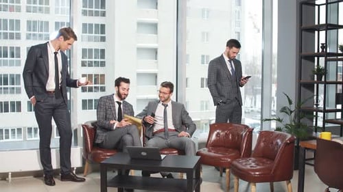 Leisure Time of Business Team