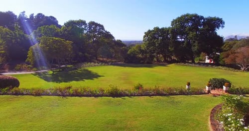 View of beautiful park