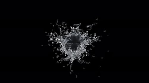 Dynamic Realistic Water Splash Reveal Animation