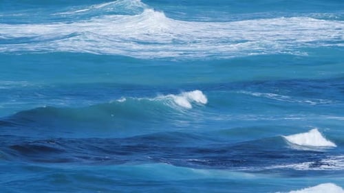 Hermoso fondo de superficie de olas de agua azul