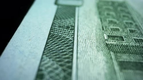 Official Cash Money of US. Paper Banknote of One Hundred Dollar Bill