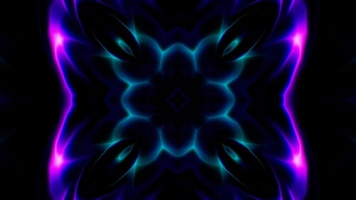 Vj Neon Kaleidoscope Loop 4K 02
