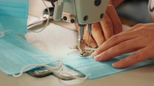 Sewing Medical Face Masks on a Machine