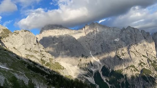 Clouds and Mountain Timelapse