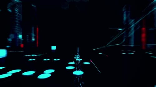 Futuristic Digital Technology Data Network Title Reveal