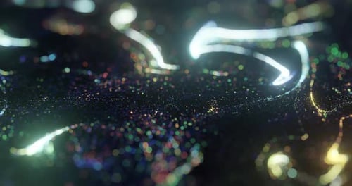 Magic Sparkle-Hintergrund. Buntes Neonlicht.