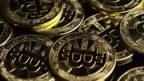 Plan rotatif de Bitcoins (cryptomonnaie numérique)